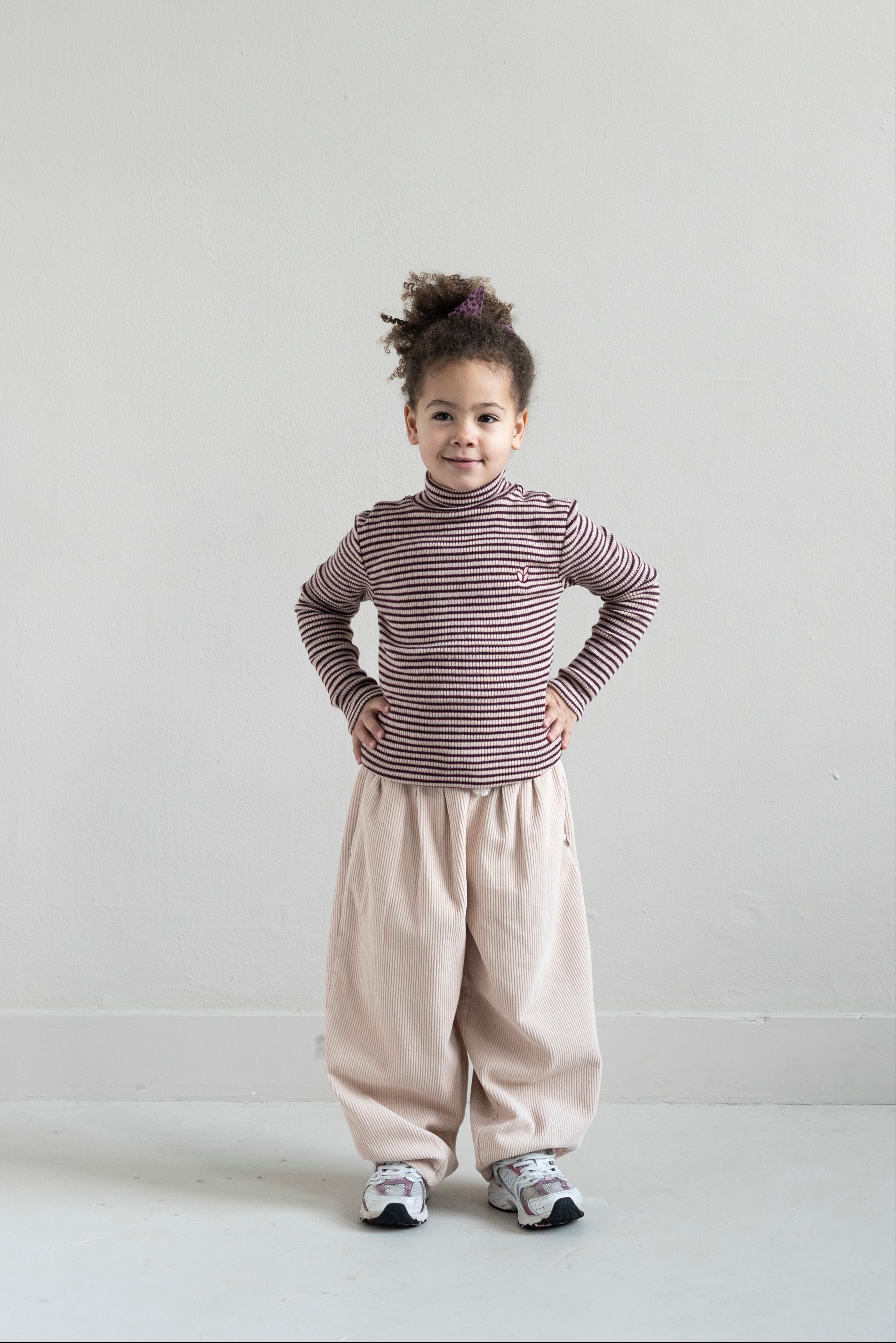 Tara Turtle Neck T-shirt Rose Bordeaux - Jenest