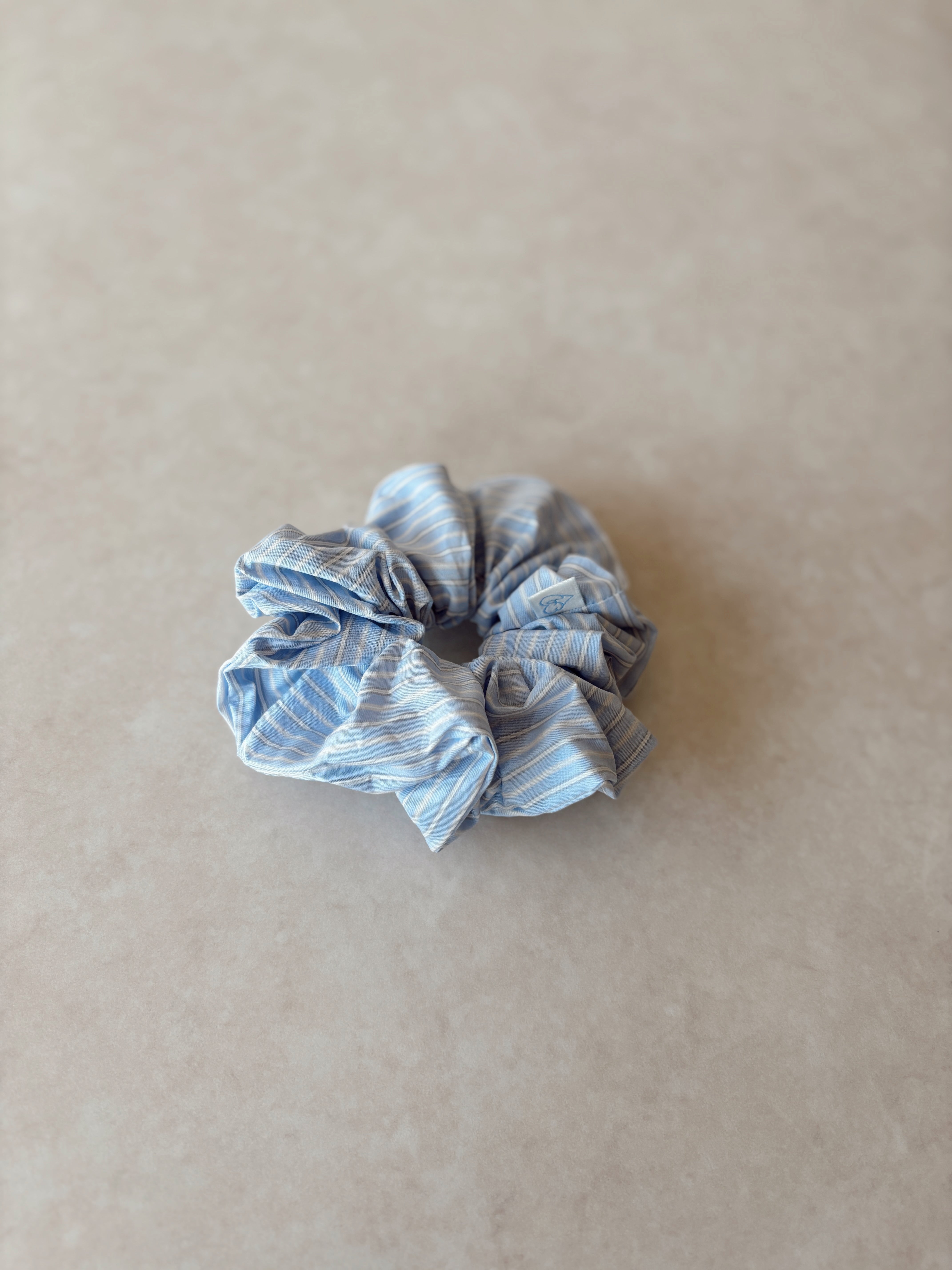 Stripe scrunchie - Sky