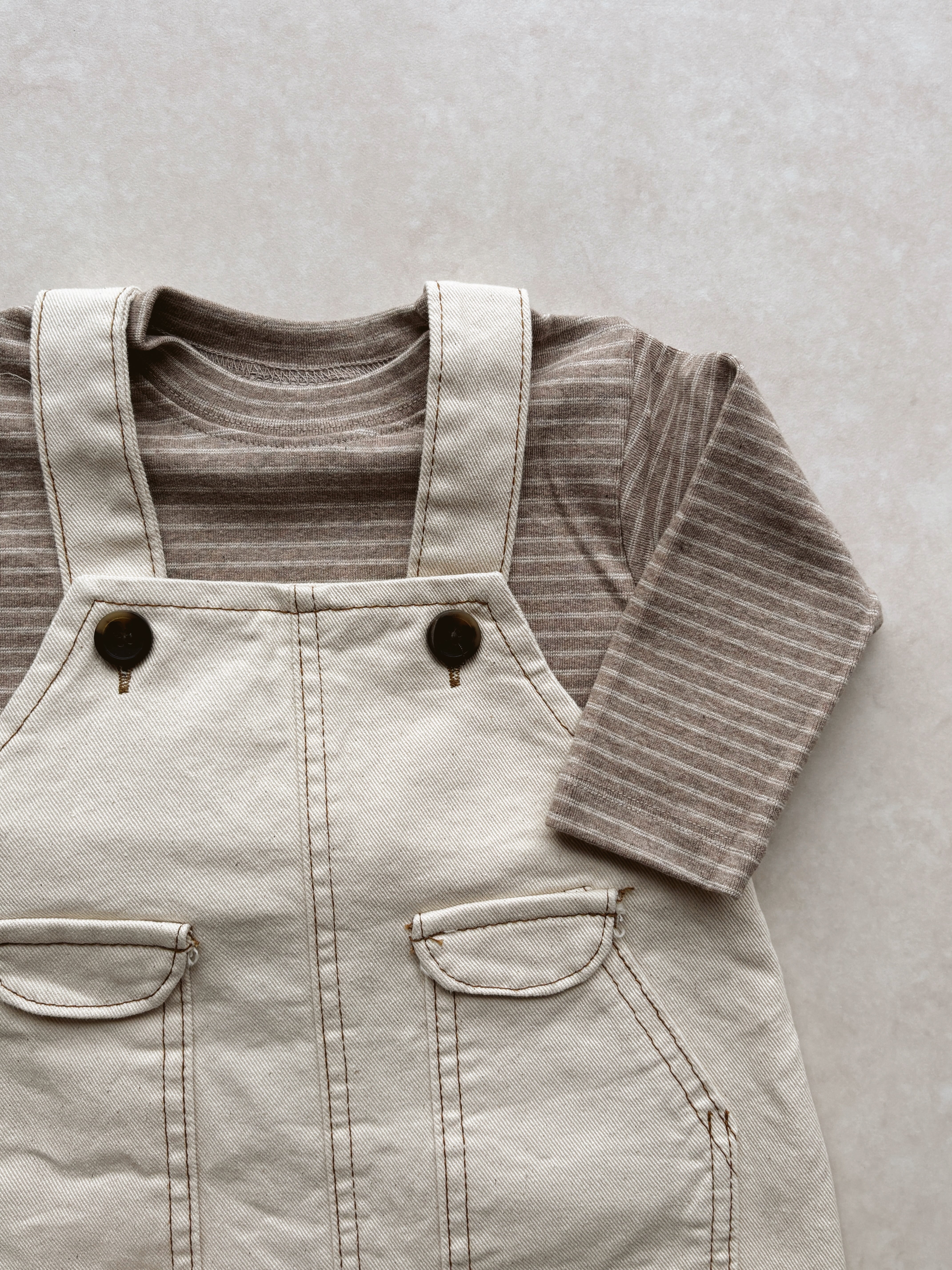 Striped shirt - Mocha