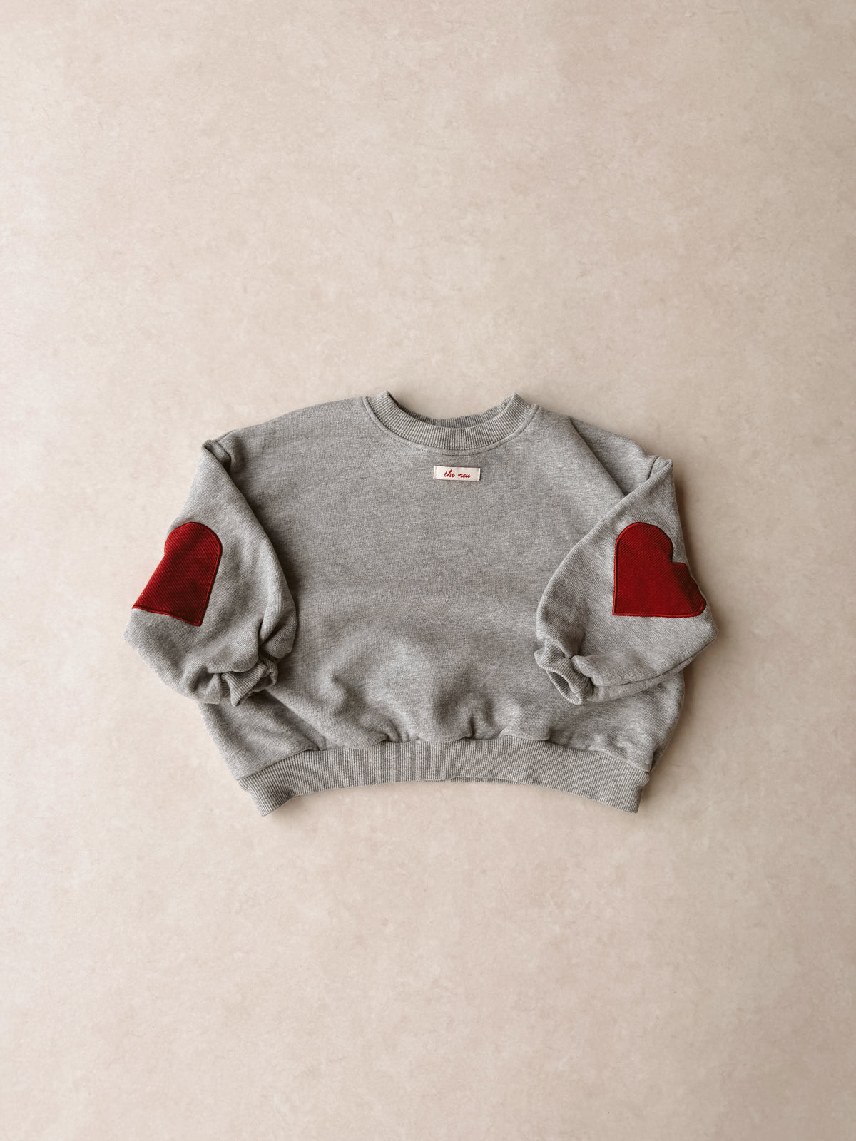 Heart patch sweatshirt