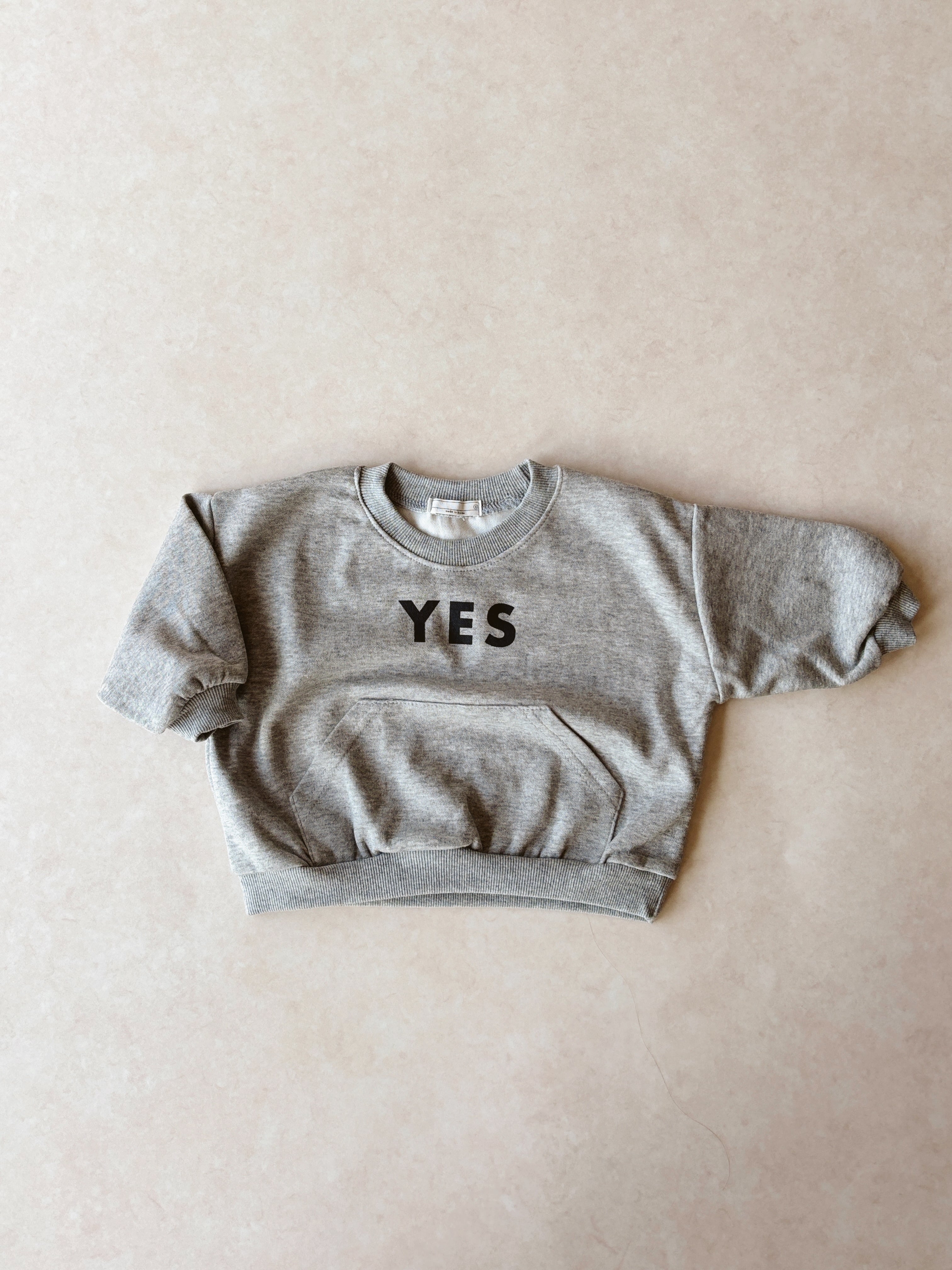 Yes sweatshirt - Gray