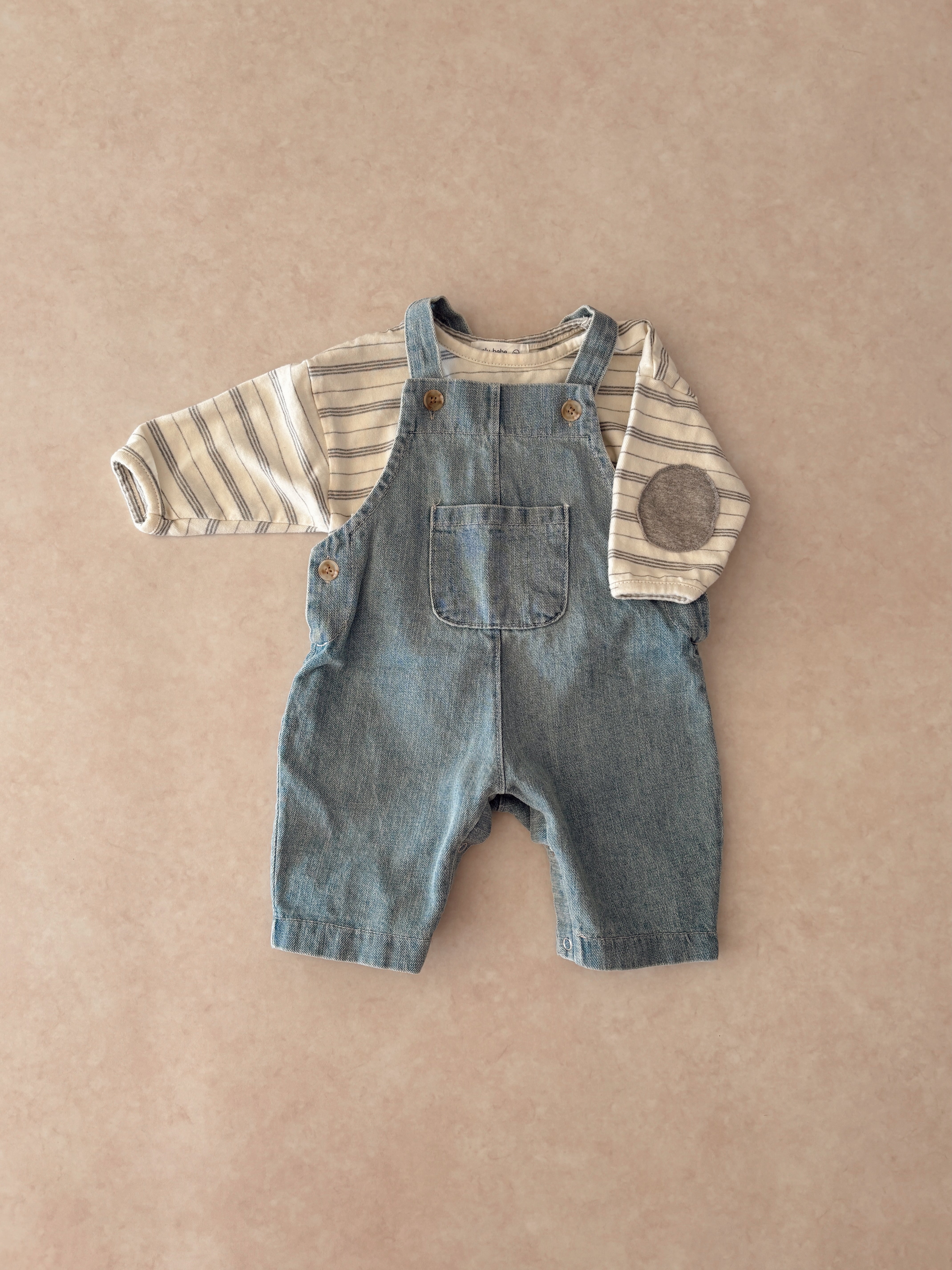 Denim overalls