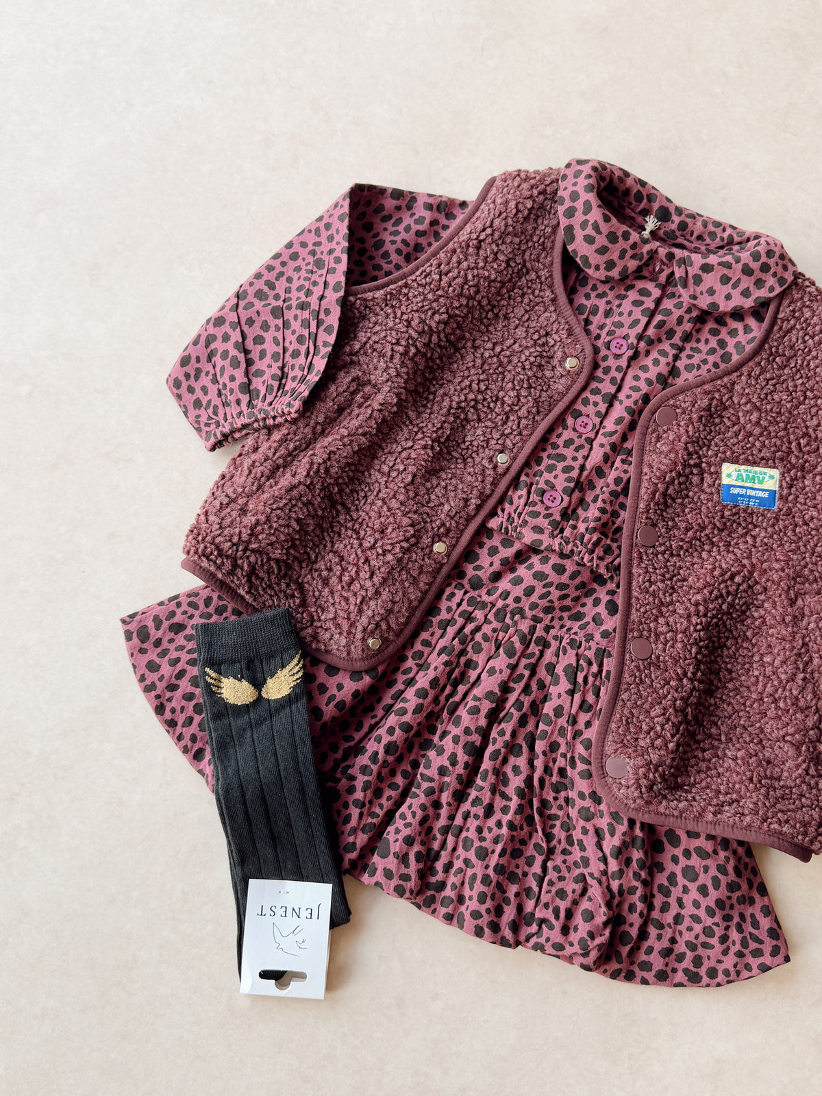 Polly blouse Cherry Bordeaux - Jenest