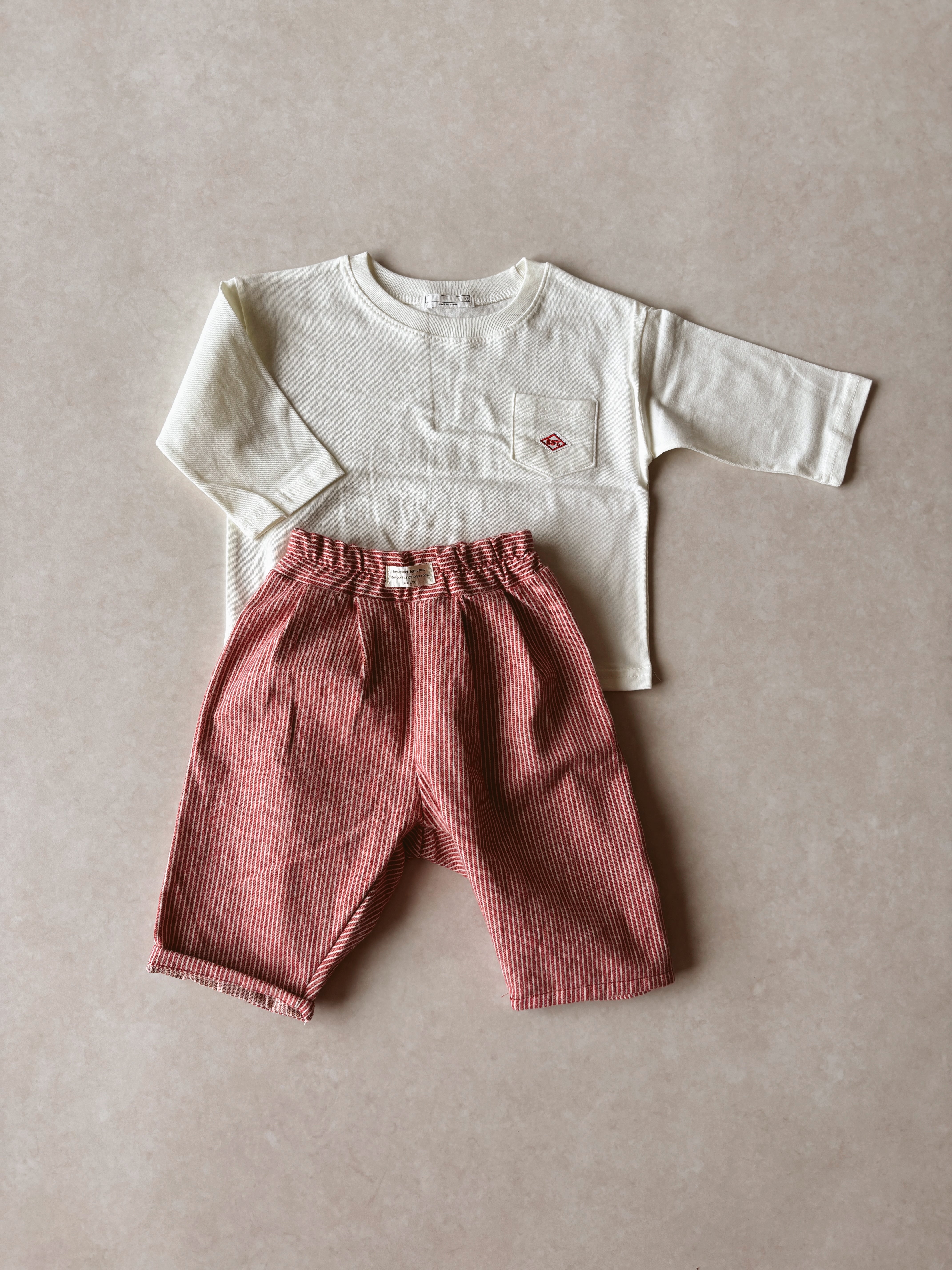 Pocket t-shirt - Ivory