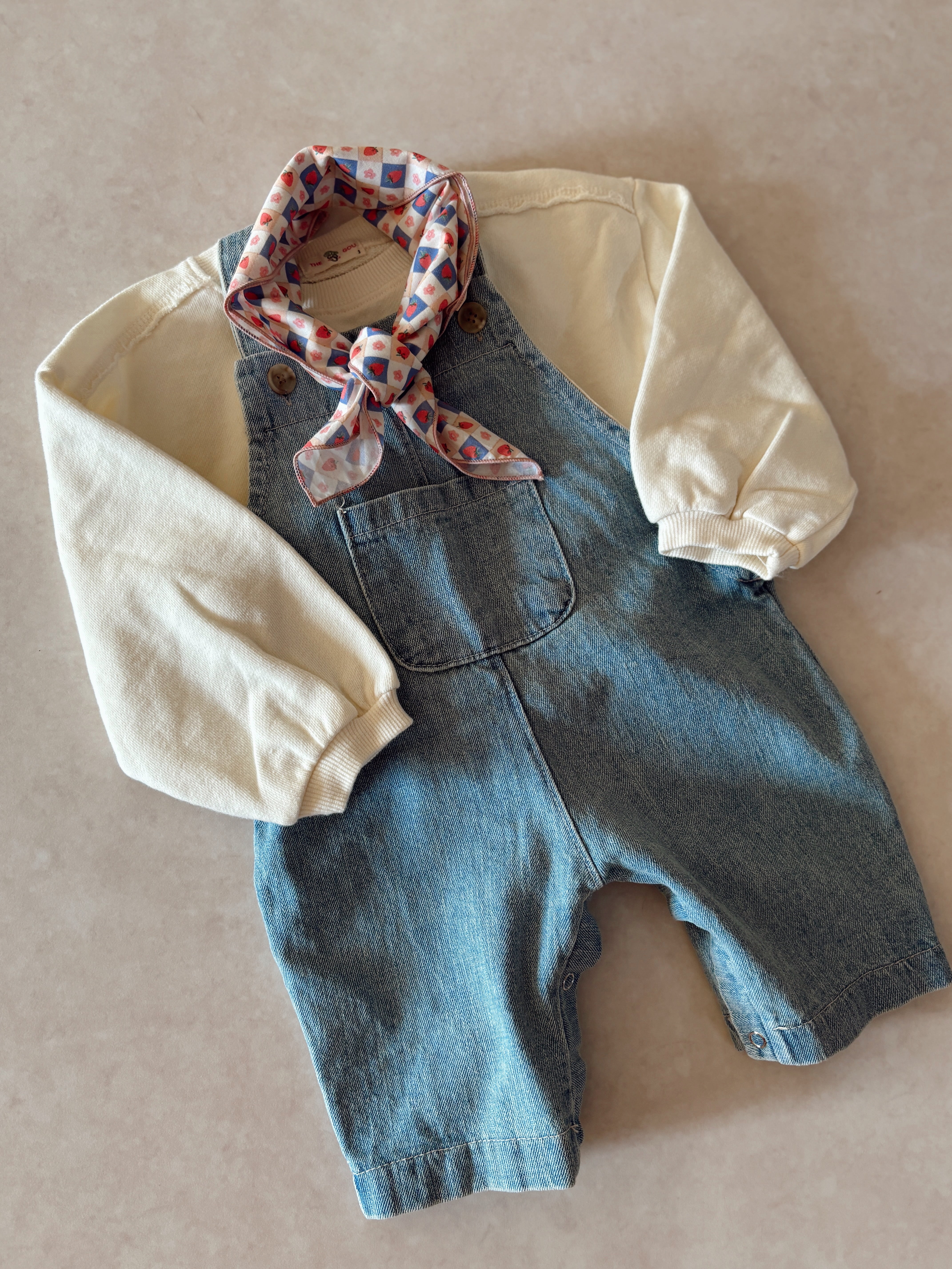 Arona strawberry scarf - Lavender