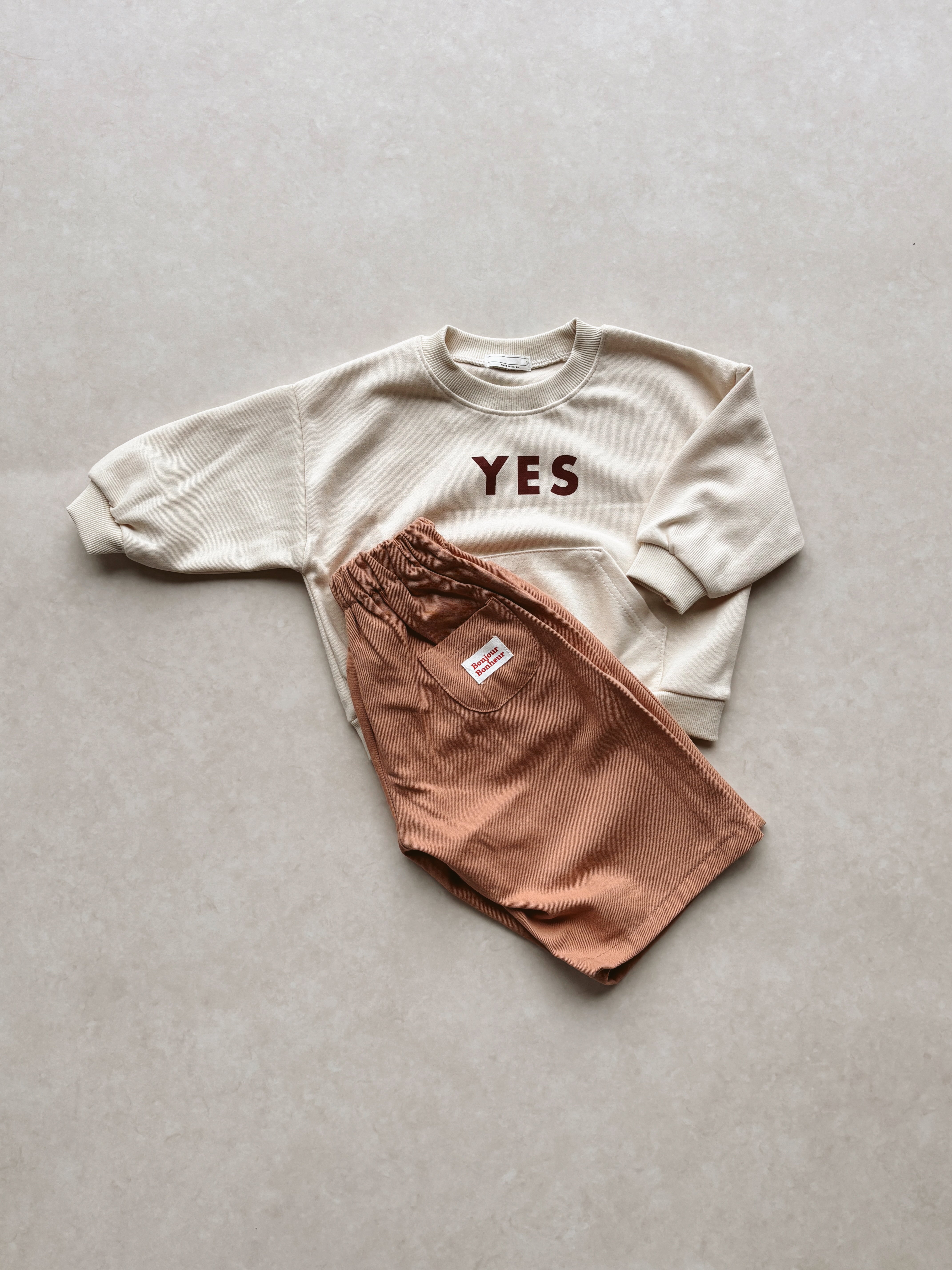 Bonjour Bonheur pants - Peach