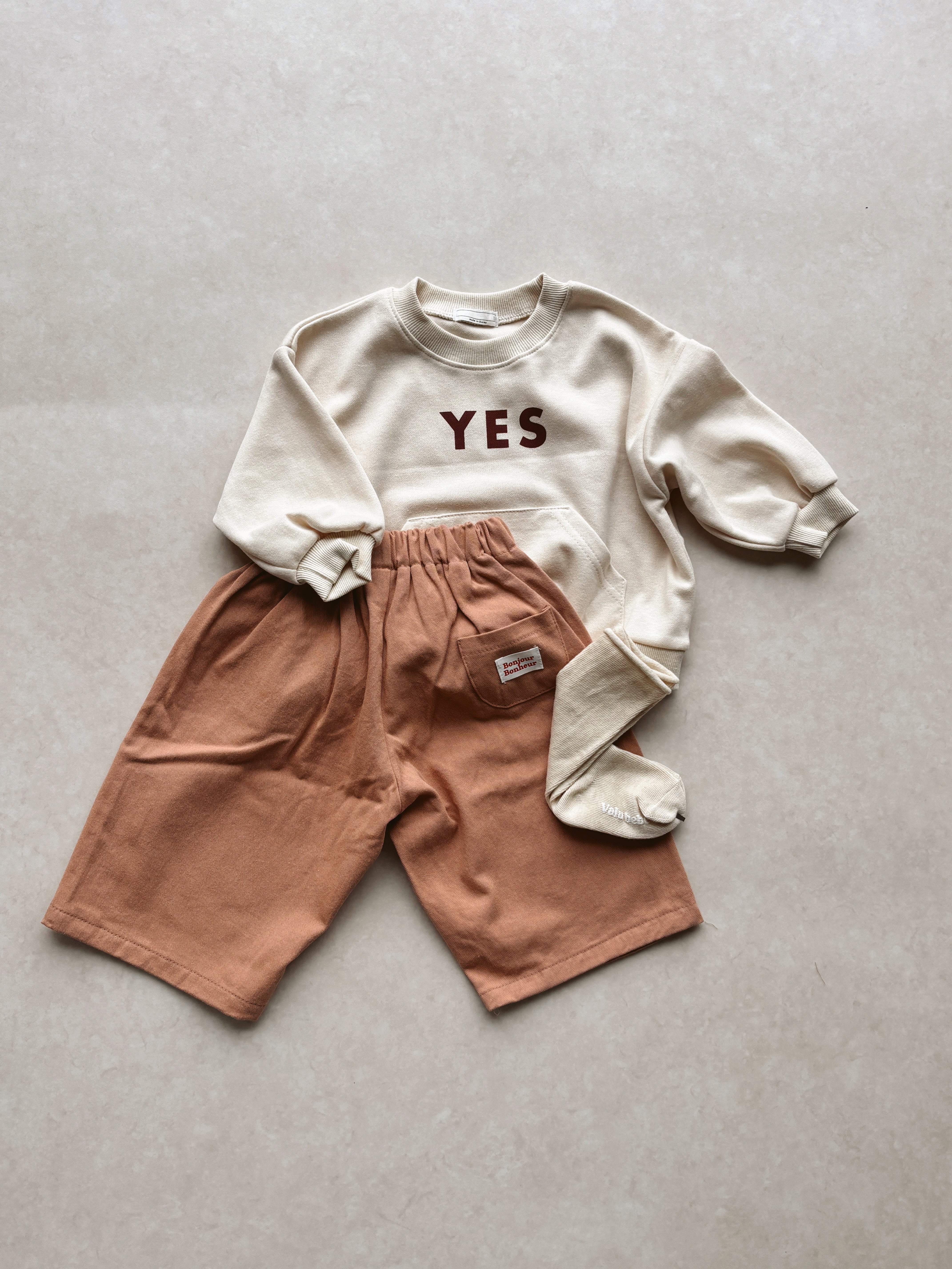 Bonjour Bonheur pants - Peach