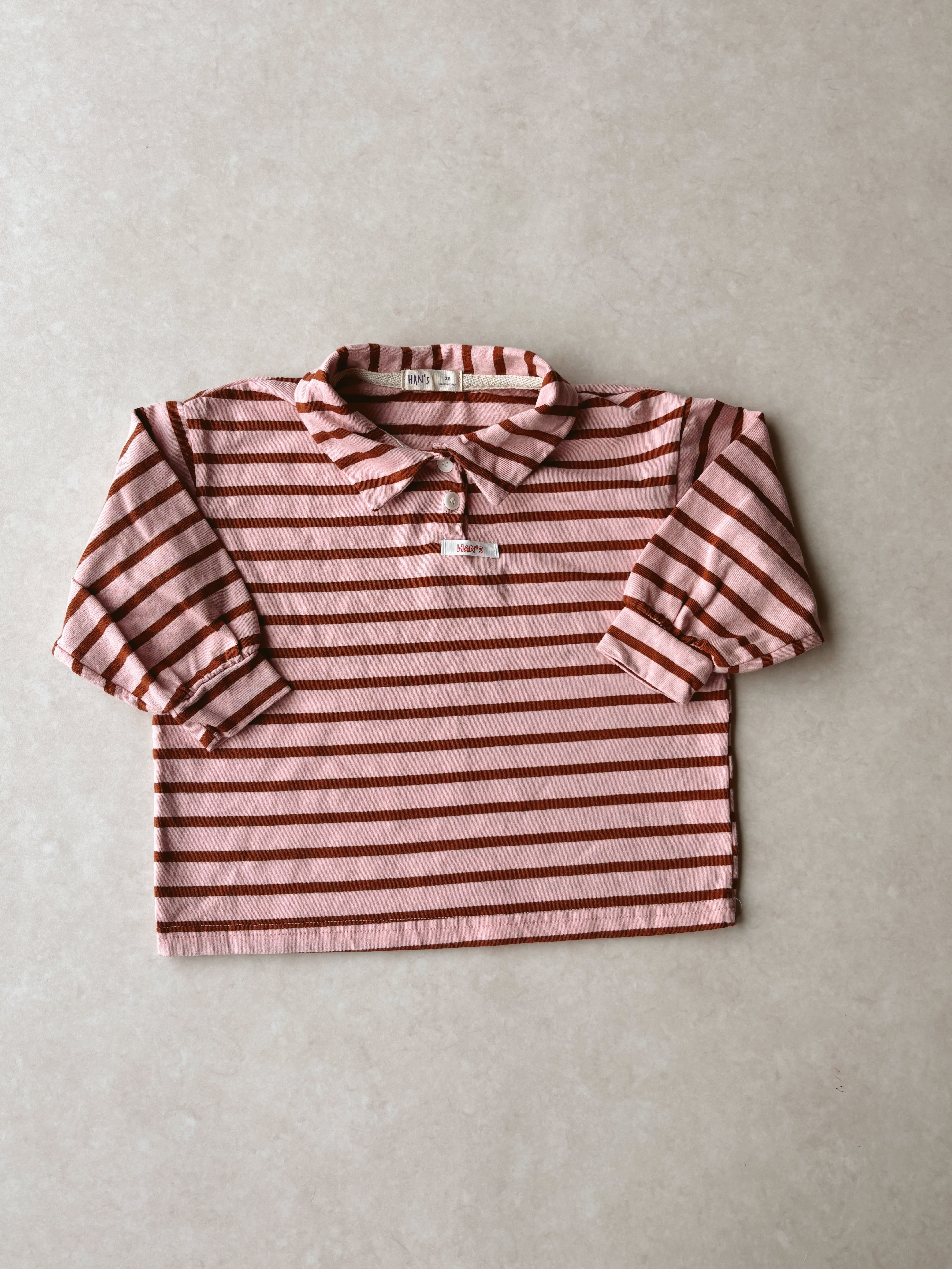 Rich collar tee - Pink