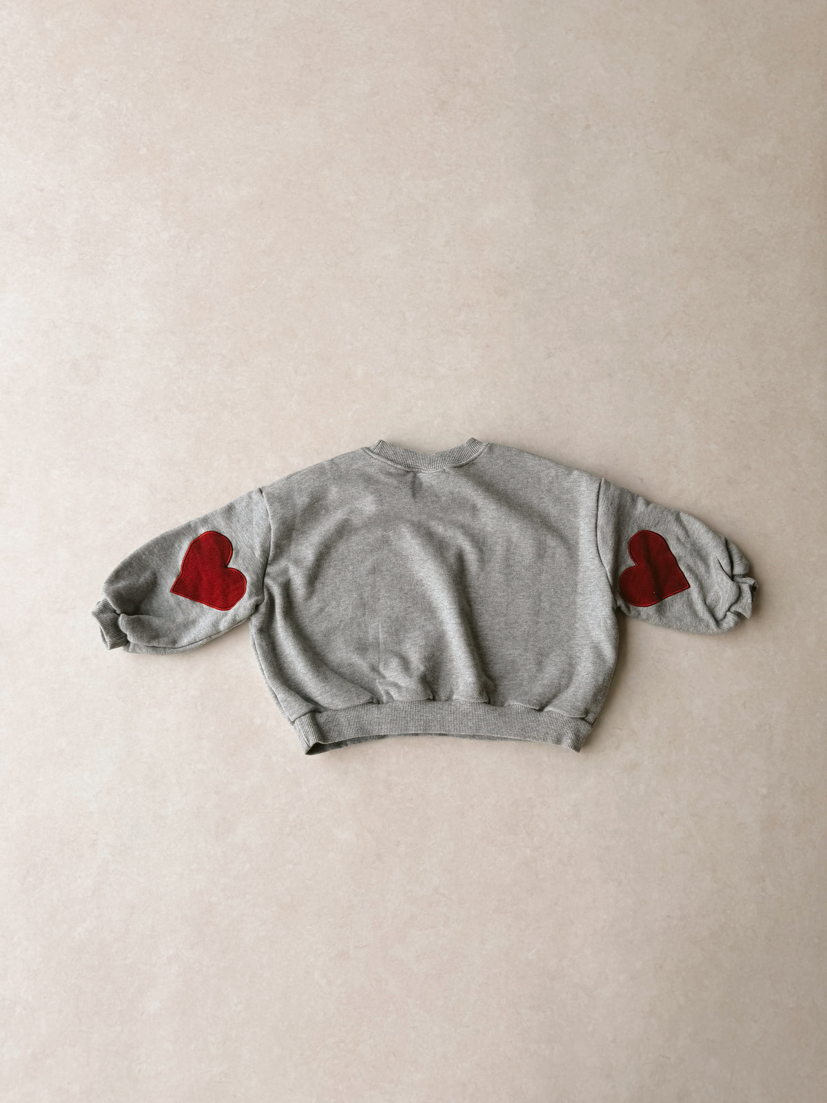 Heart patch sweatshirt
