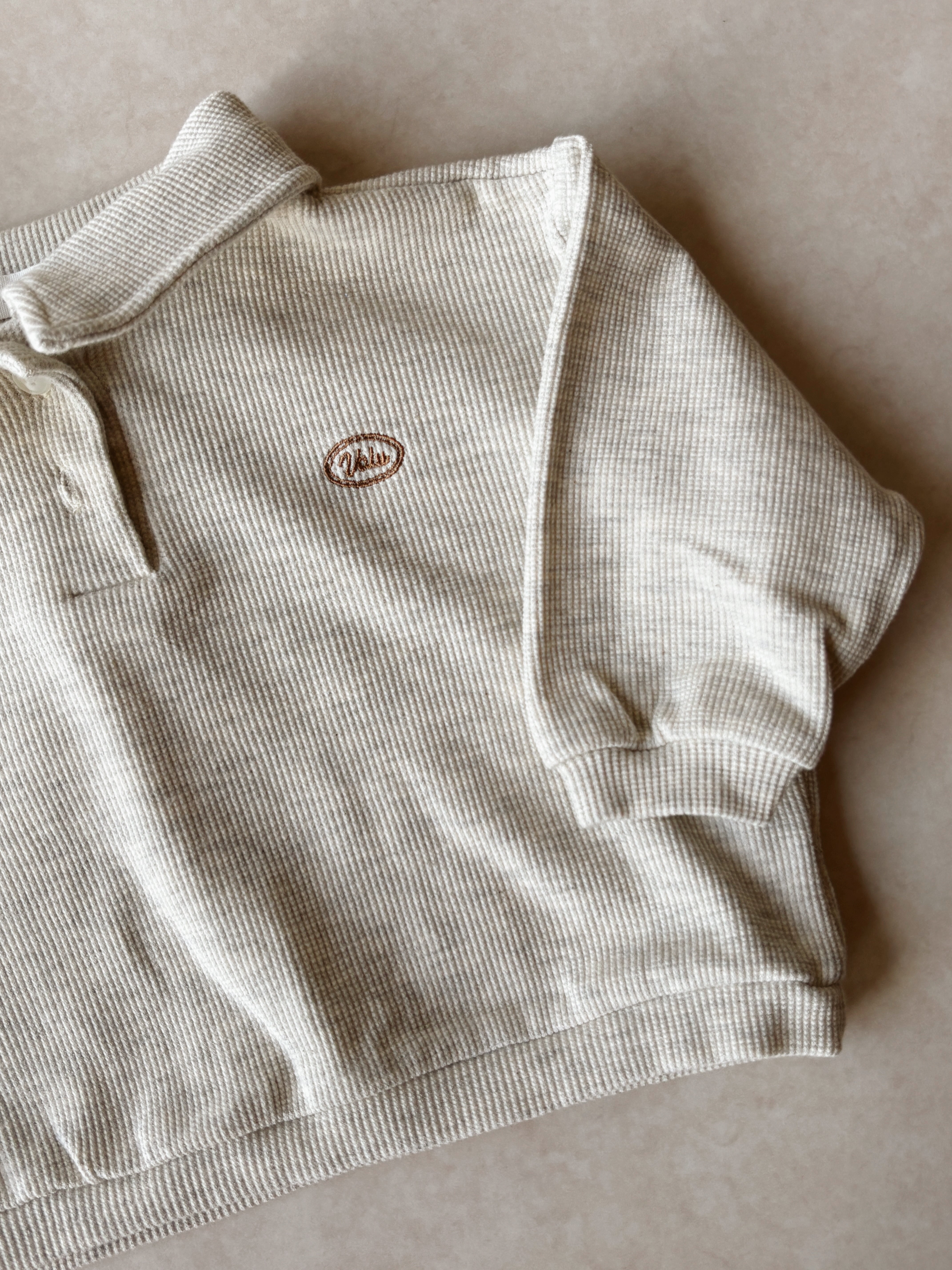 Waffle collar pull - Gray