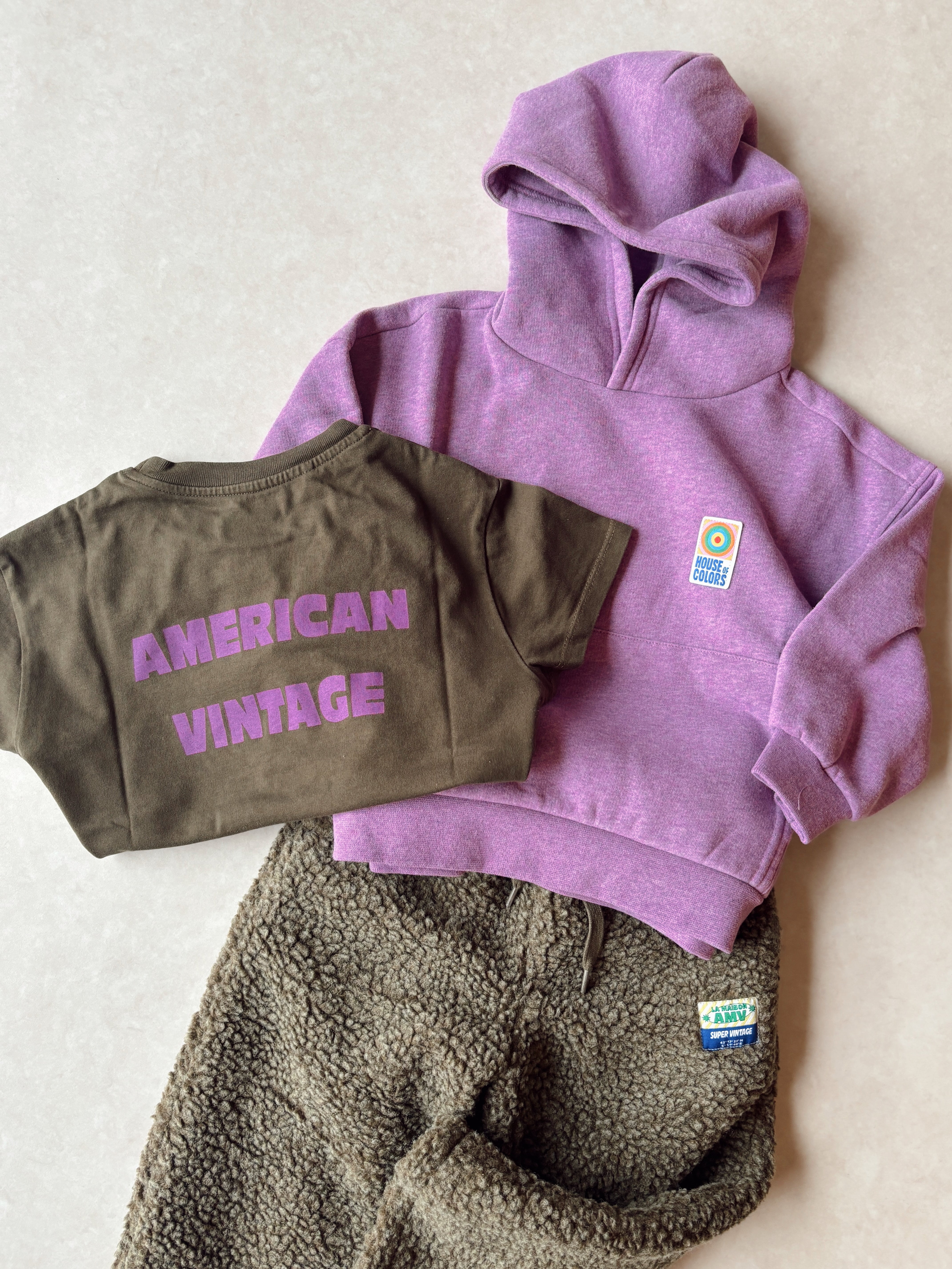 T-shirt Fizvalley Olive - American Vintage