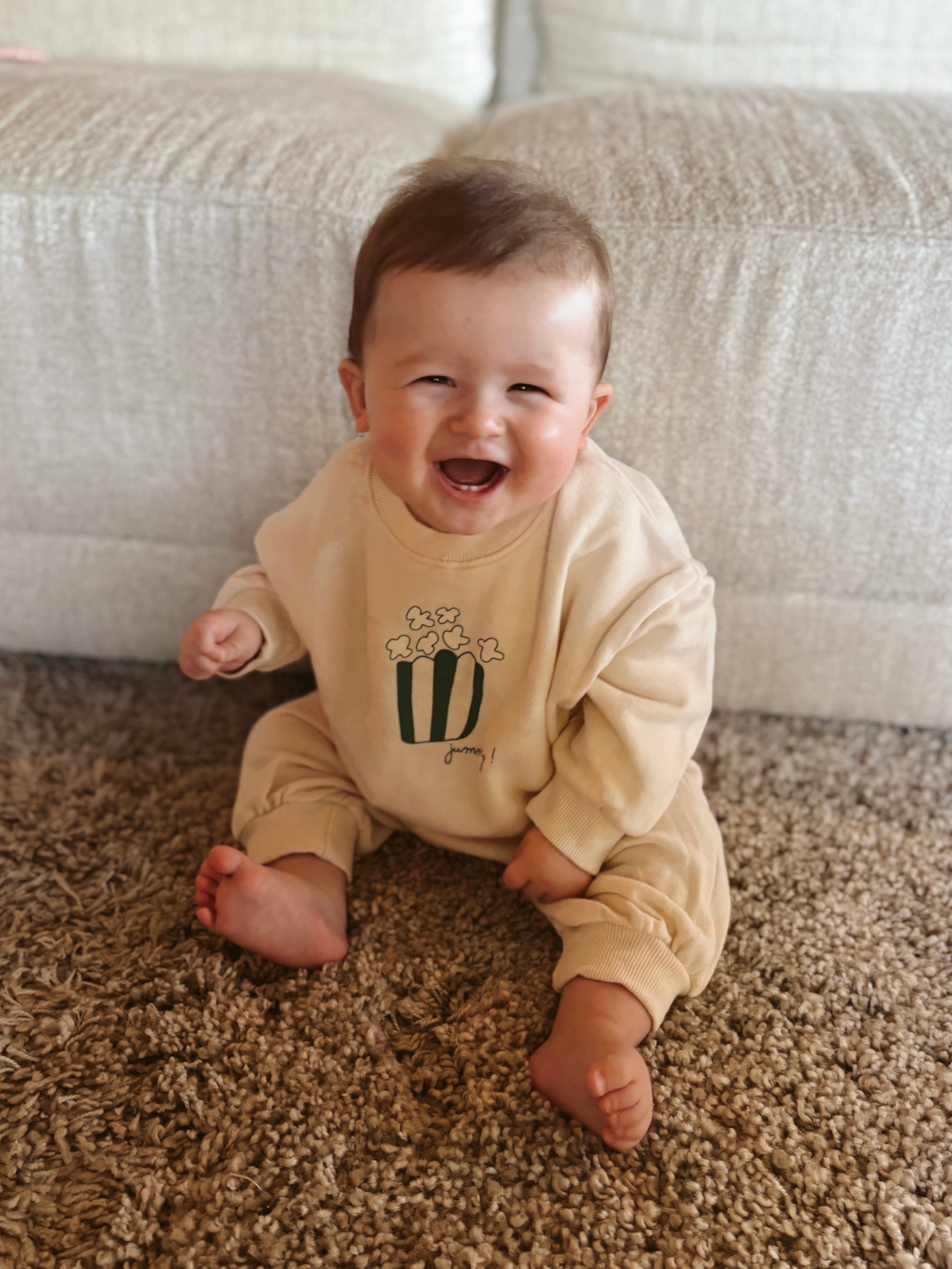 Popcorn sweatshirt - Cream