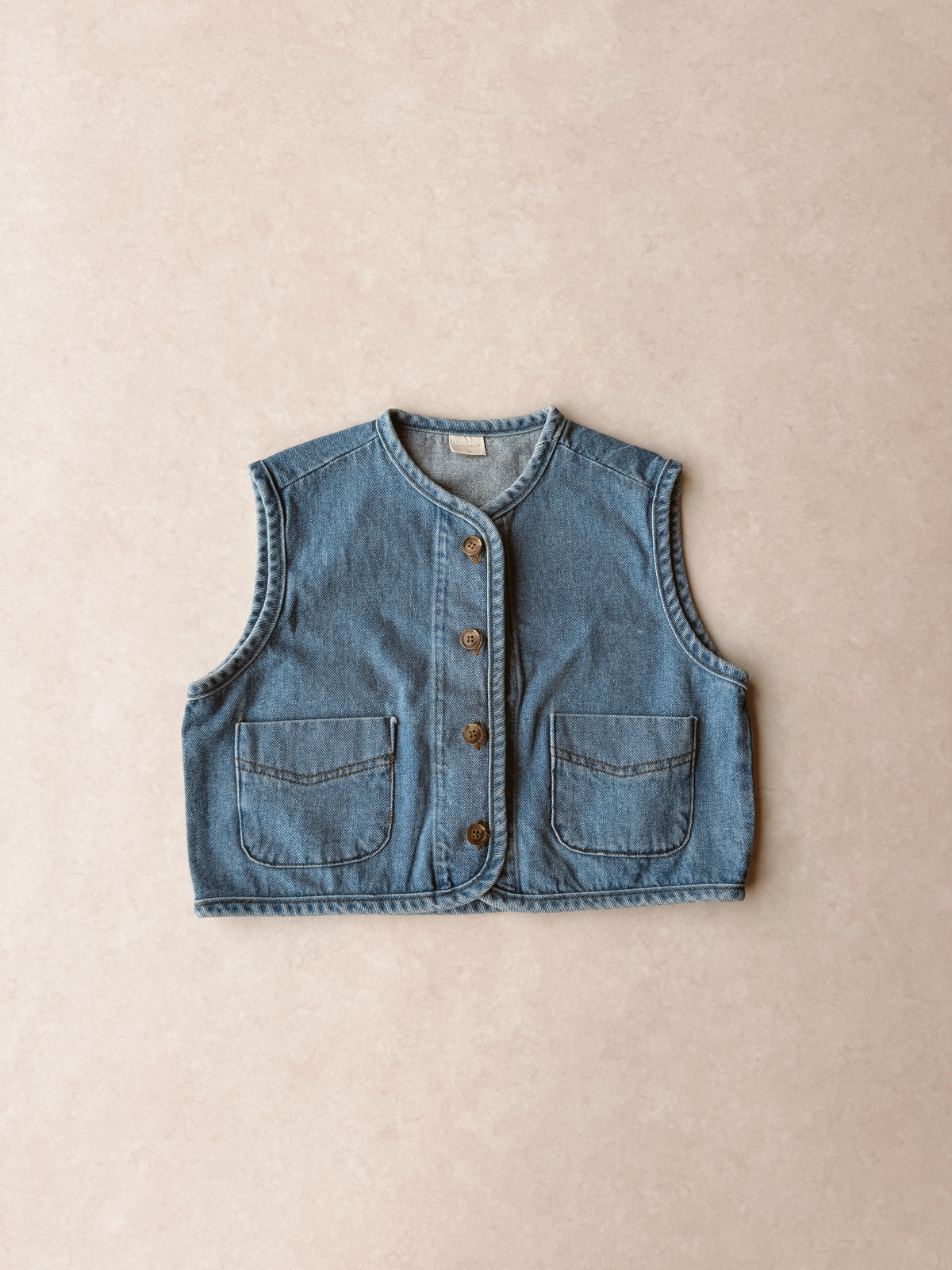 Loose Denim Vest