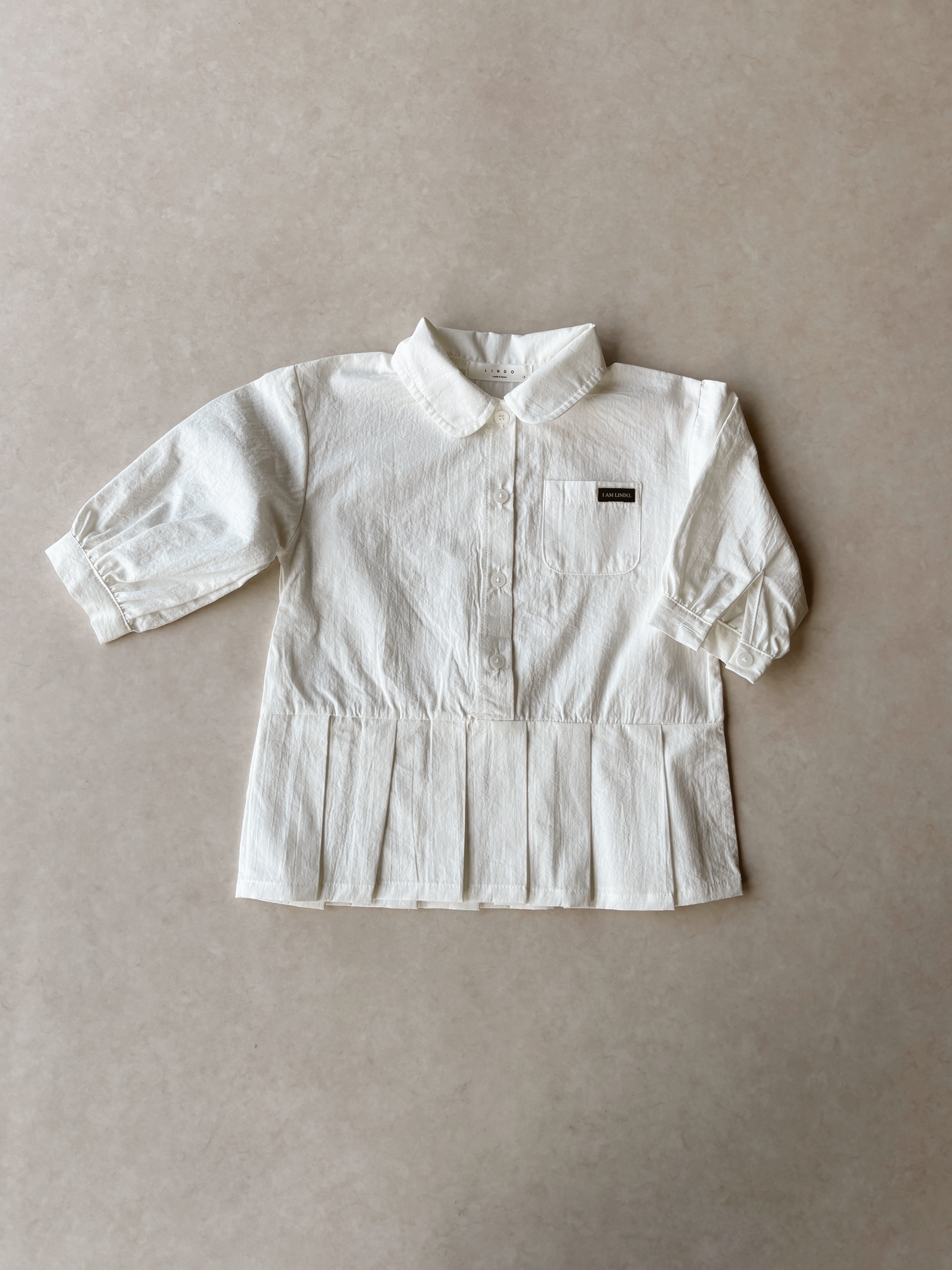 White Collar Dress