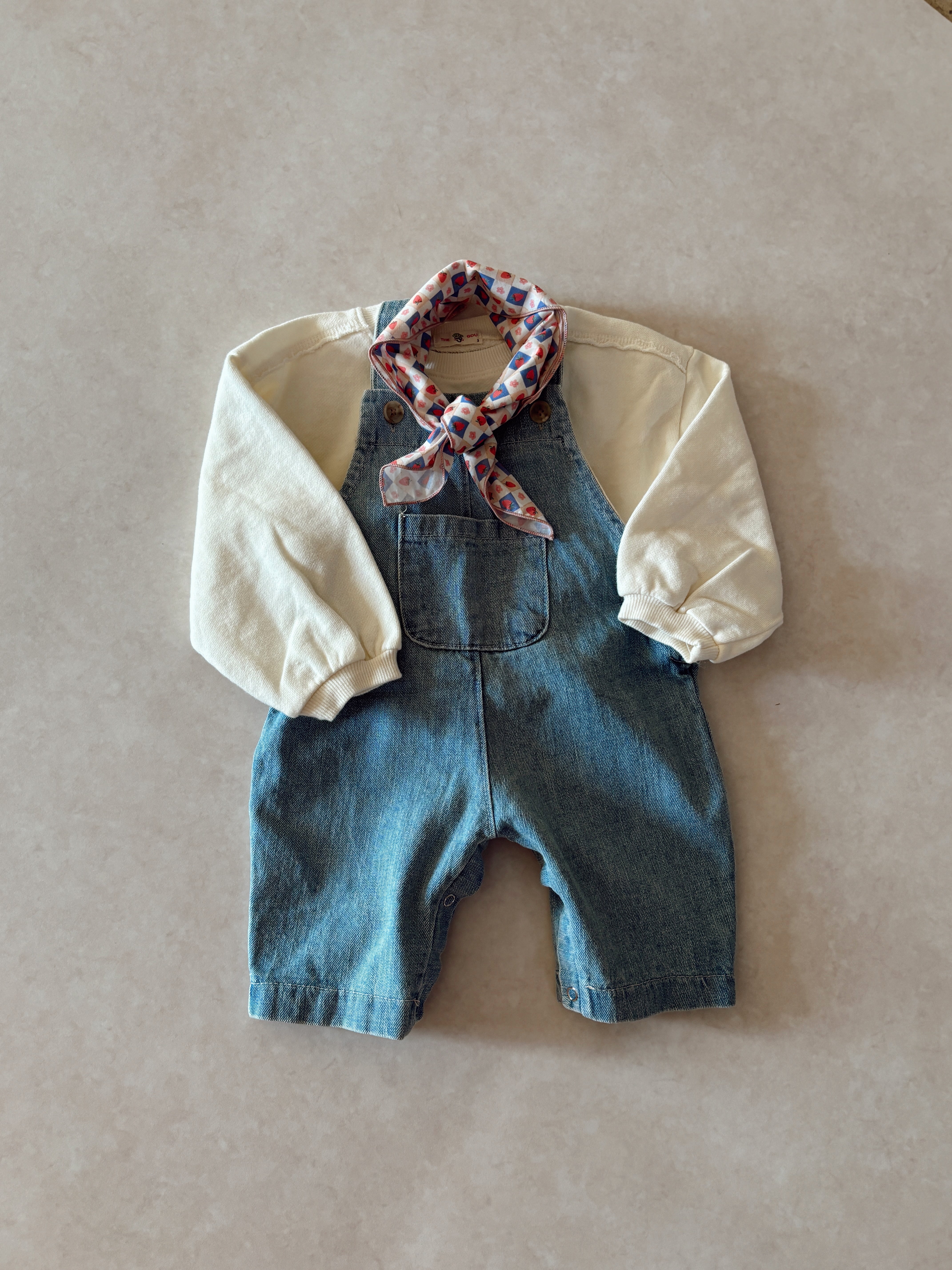 Denim overalls