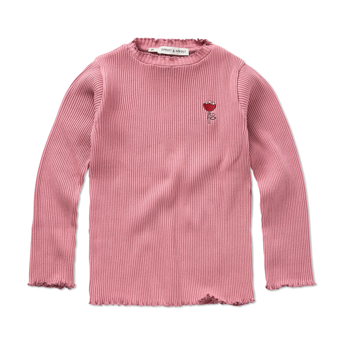 T-shirt turtle neck tullip - Sproet & Sprout