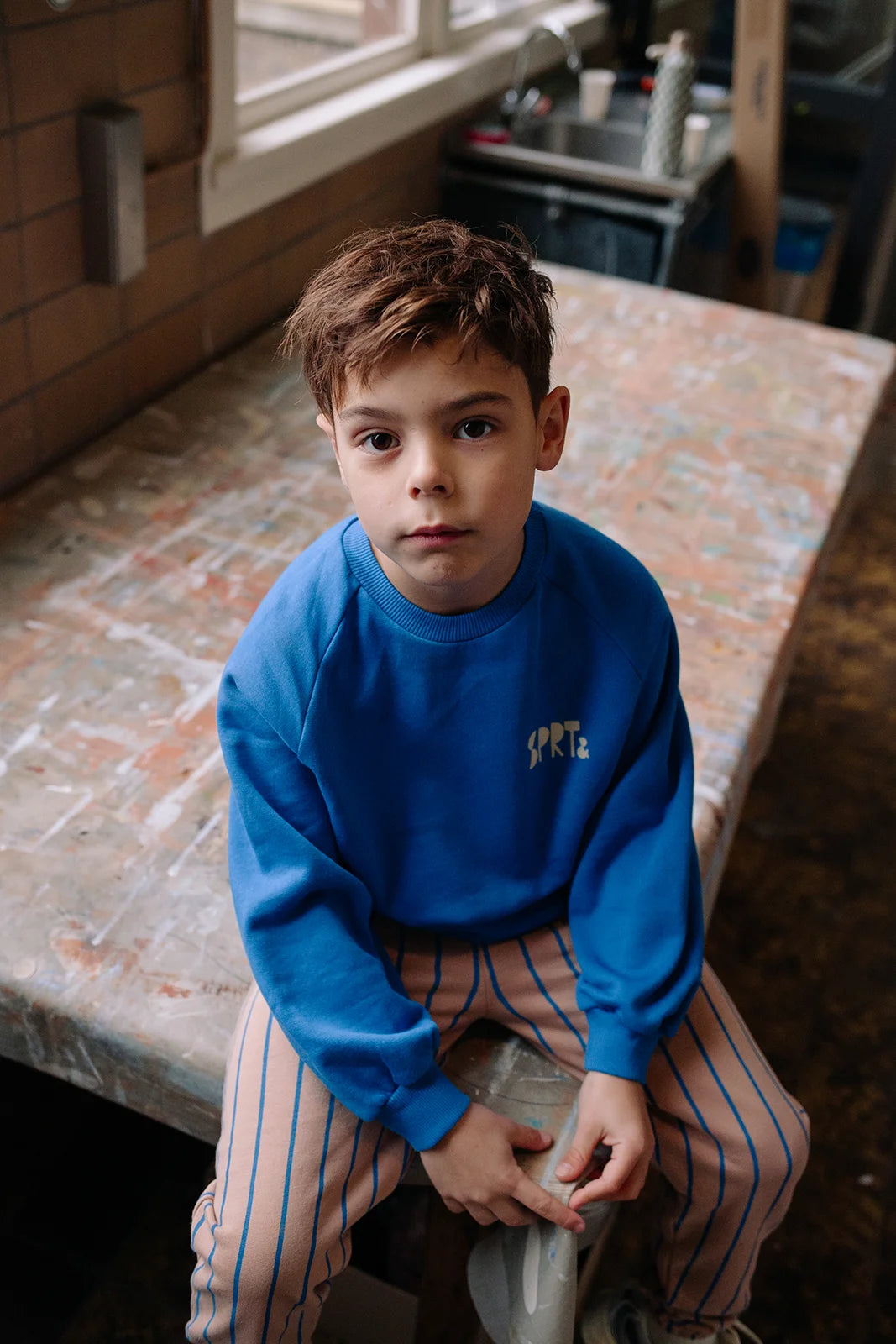 Sweatshirt logo blue - Sproet & Sprout